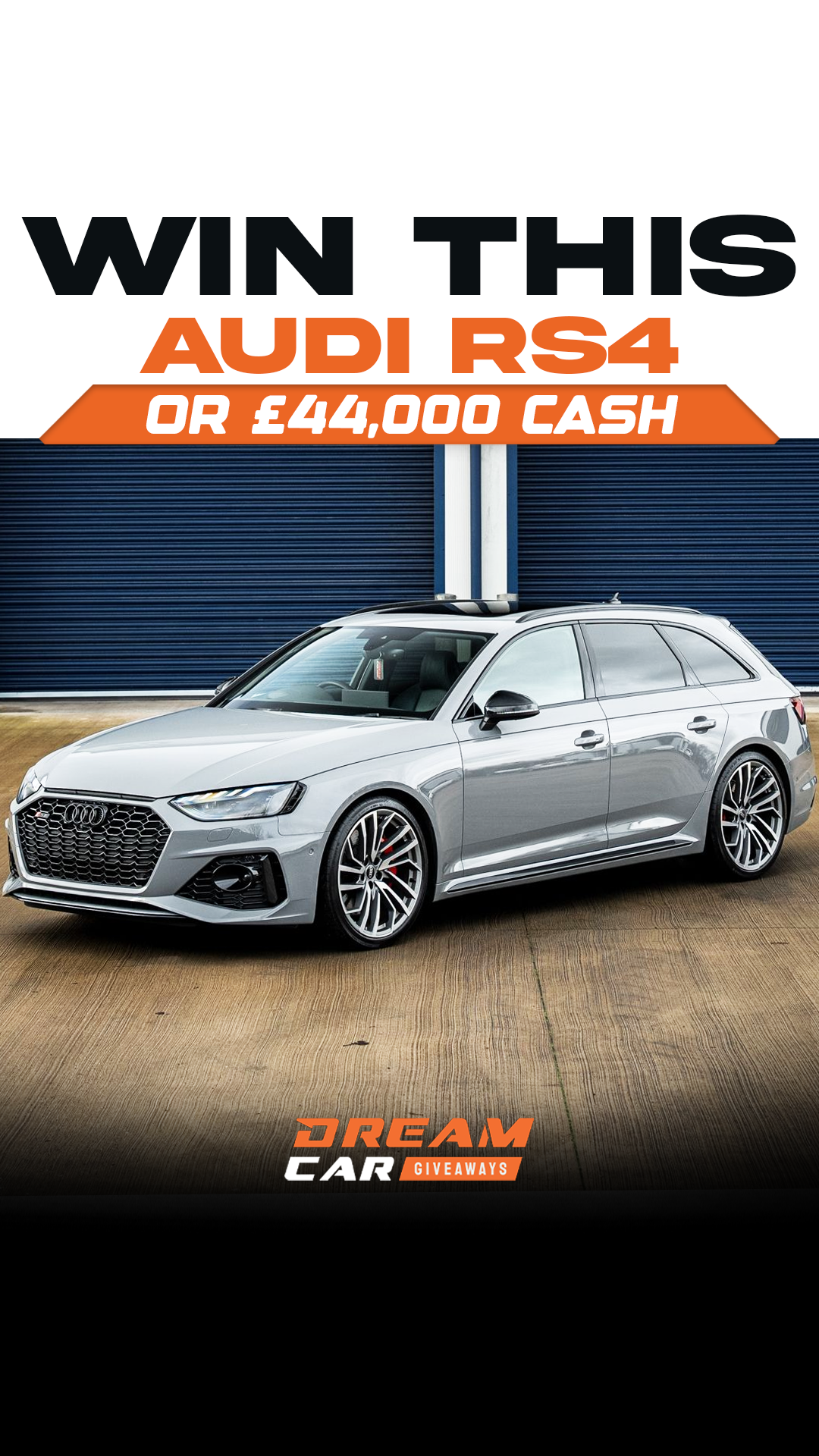 Dream Car Giveaways Facebook ad