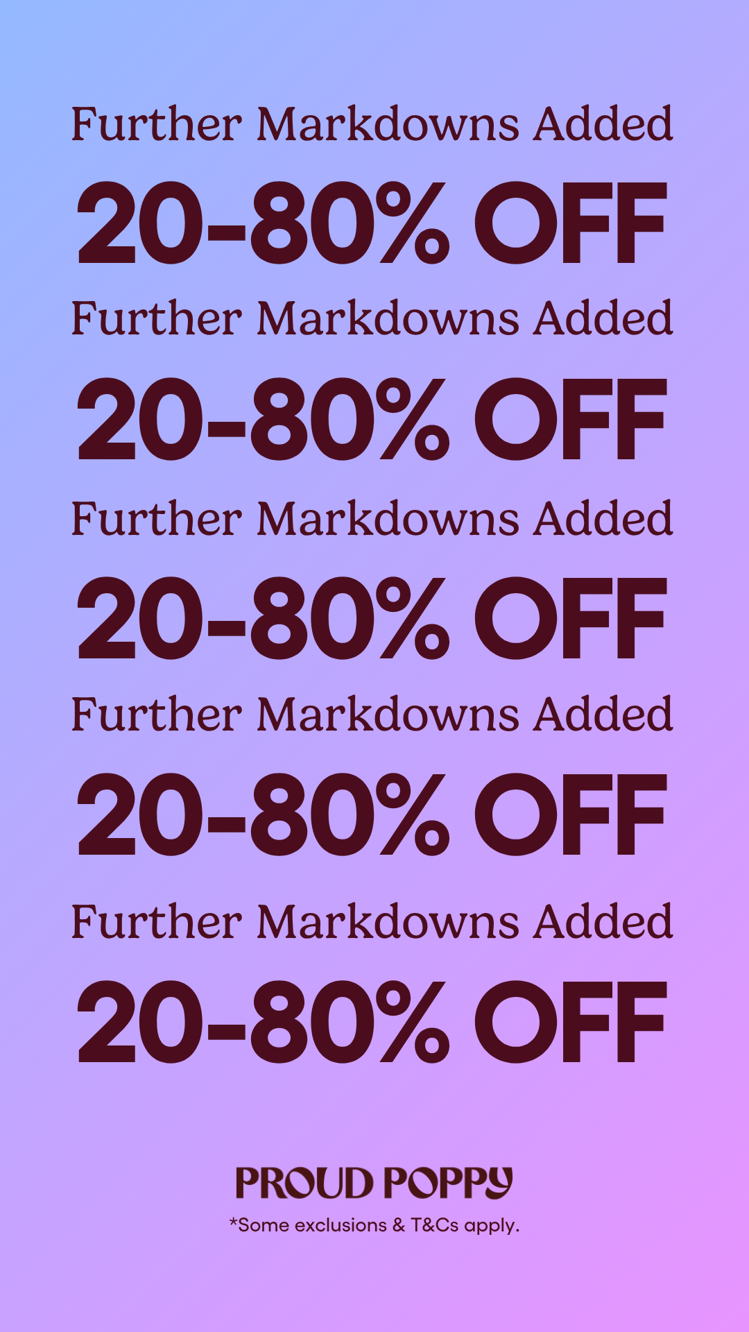 Proud Poppy Clothing Facebook ad