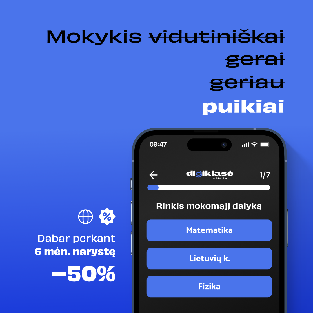 Digiklasė - by Memby Facebook ad