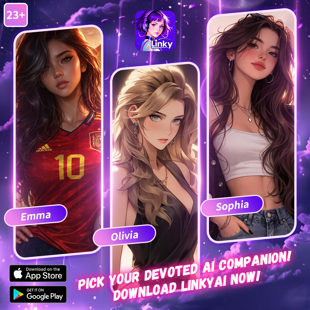 Linky AI-Companion Facebook ad: Have an AI friend who understands you