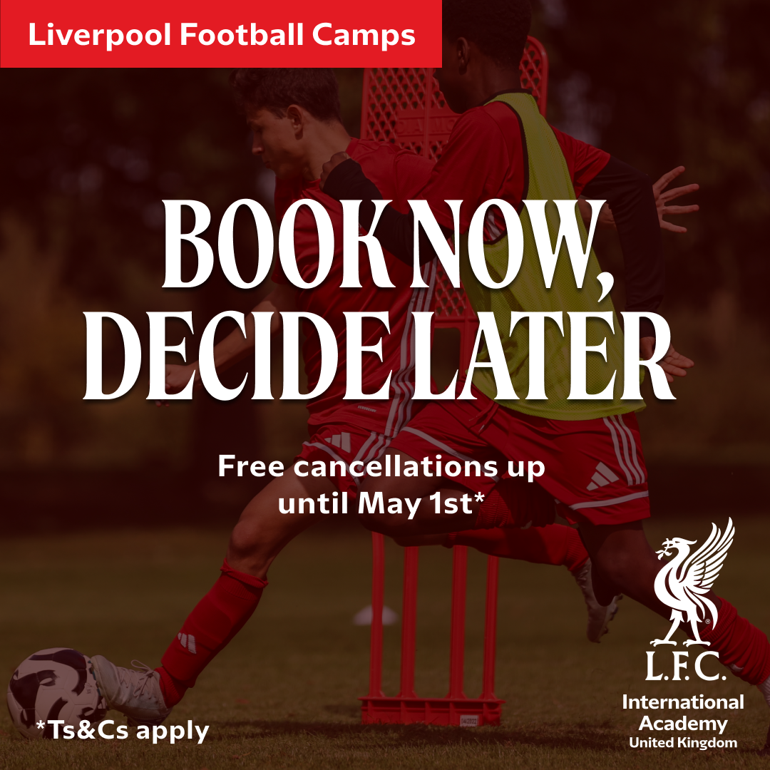 Liverpool FC Camps in UK Facebook ad: Liverpool FC Camps