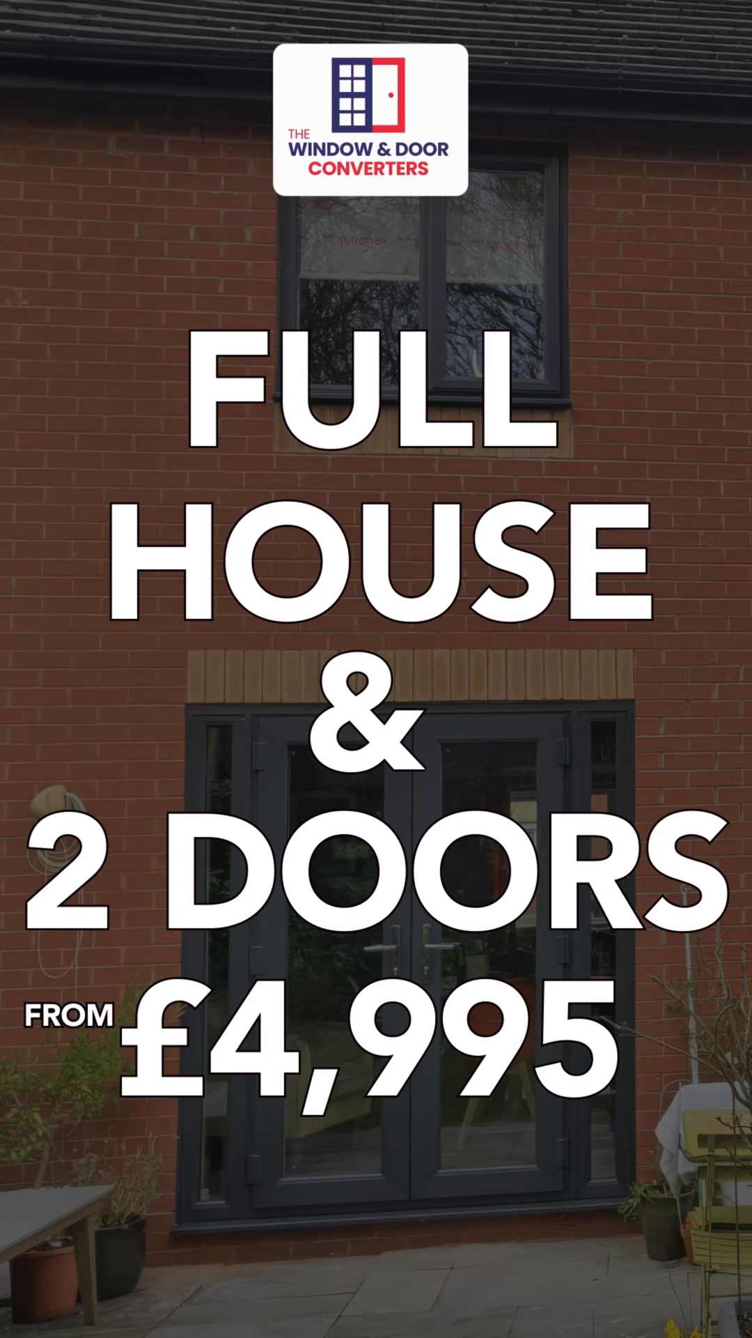 The Windows and Door Converters Facebook ad: Love Your Home Again for £4,995