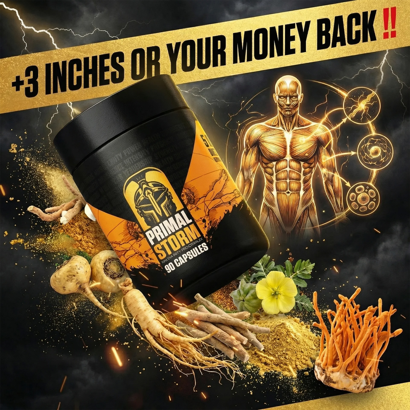 Primal Storm Facebook ad