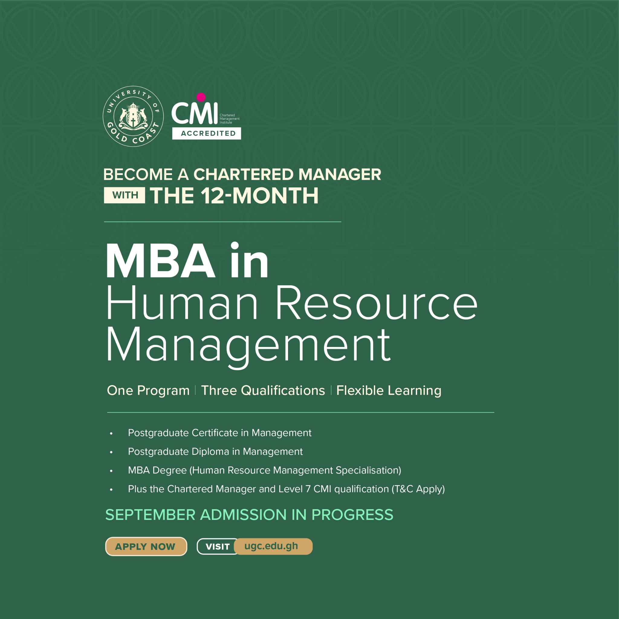 Accra Business School Facebook ad