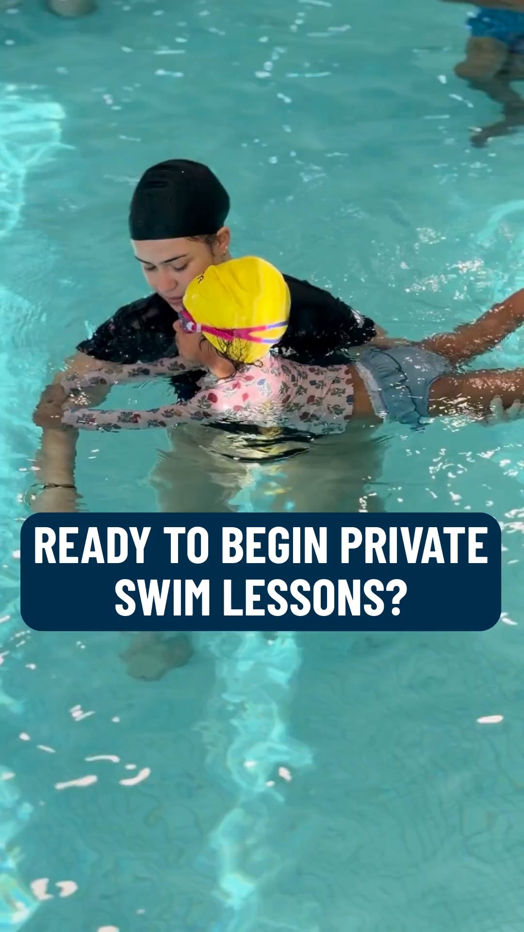 Asphalt Green Facebook ad: Private Swim Lessons for Any Level