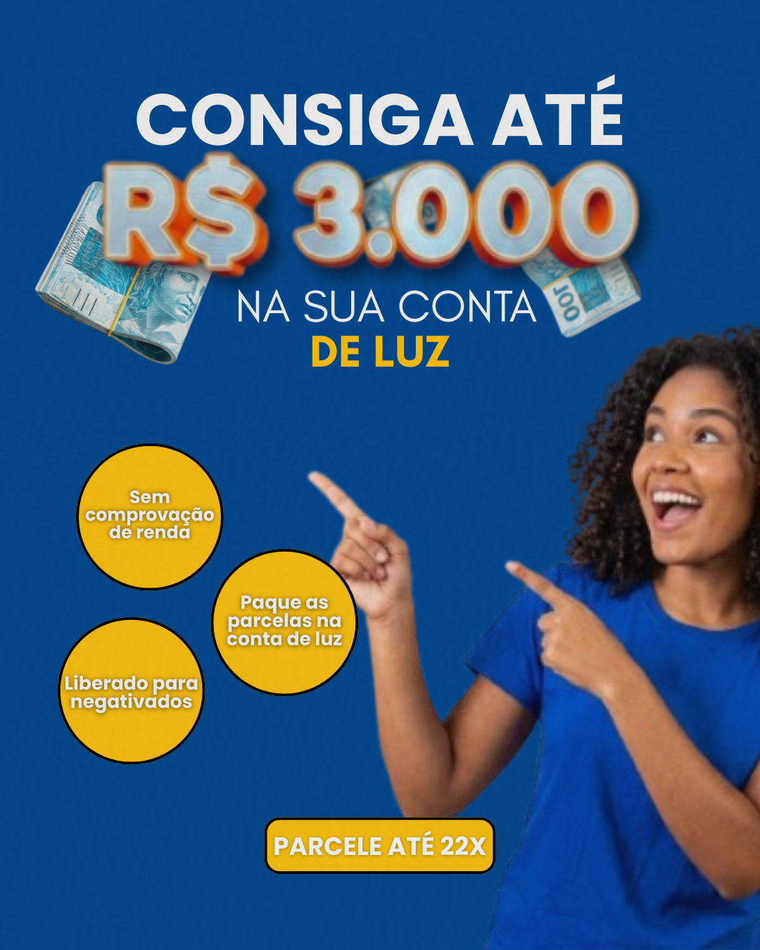 CredLuz  Facebook ad