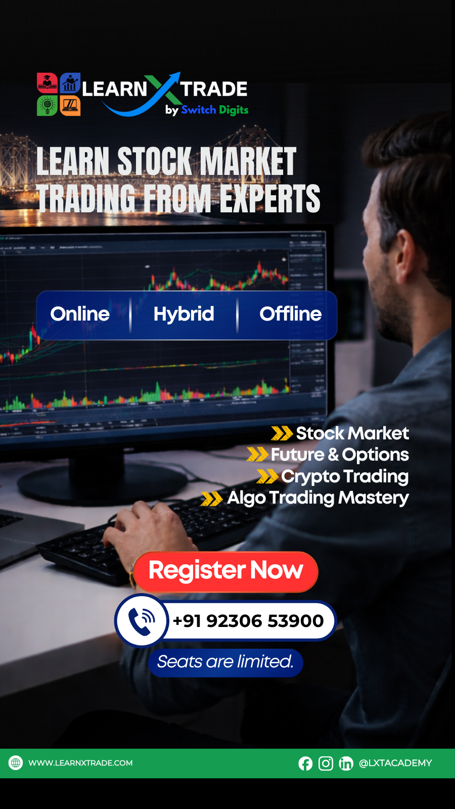 Learn X Trade Academy Facebook ad