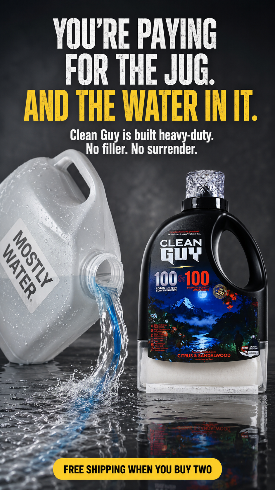 Clean Guy Facebook ad