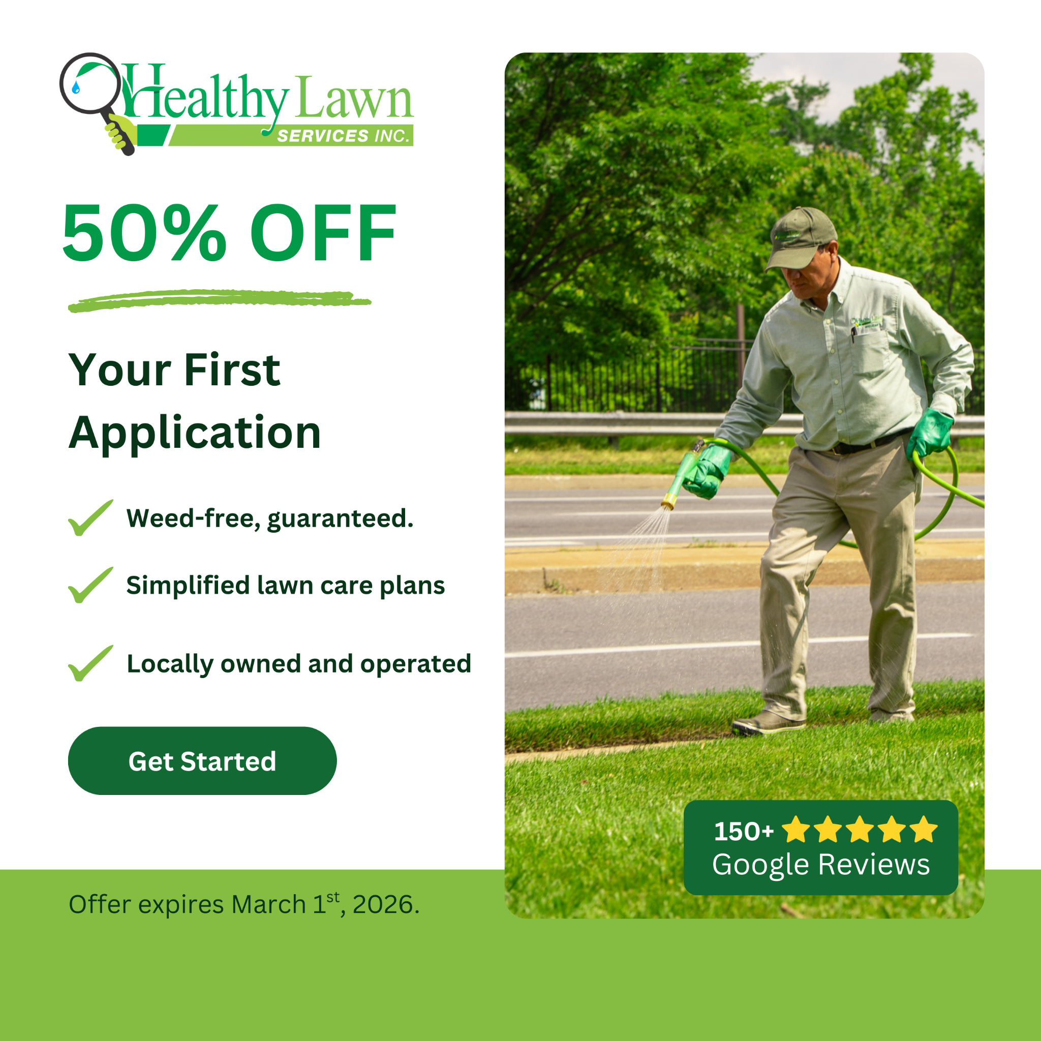 Healthy Lawn Services Inc. Facebook ad