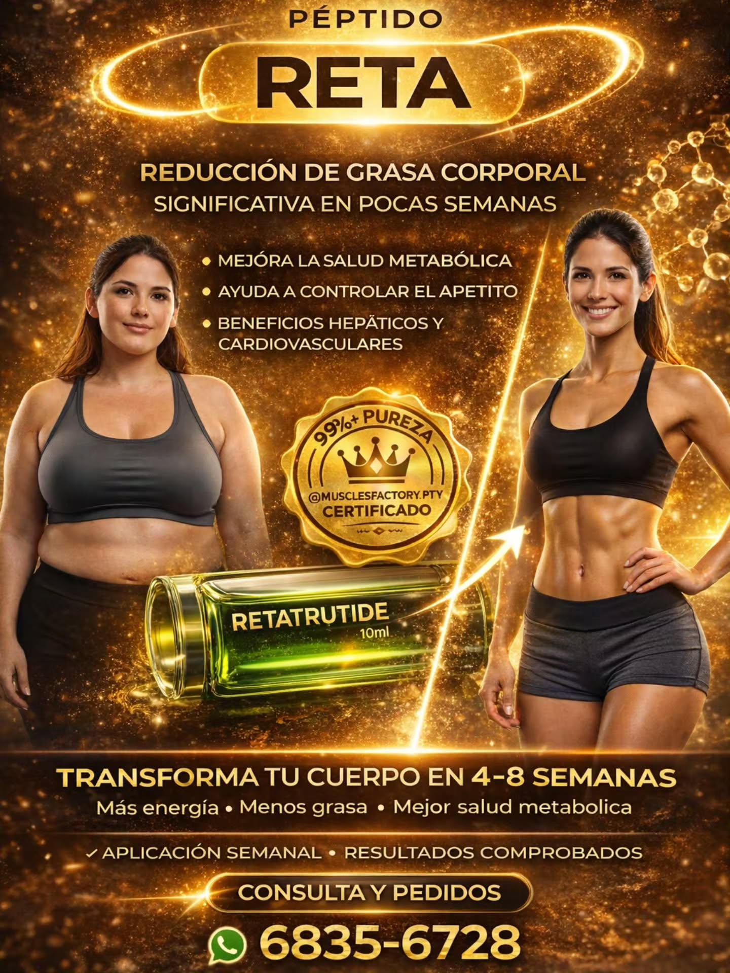 carlos.penalozag Facebook ad: @musclesfactory.pty Entrega inmediata por delivery en…