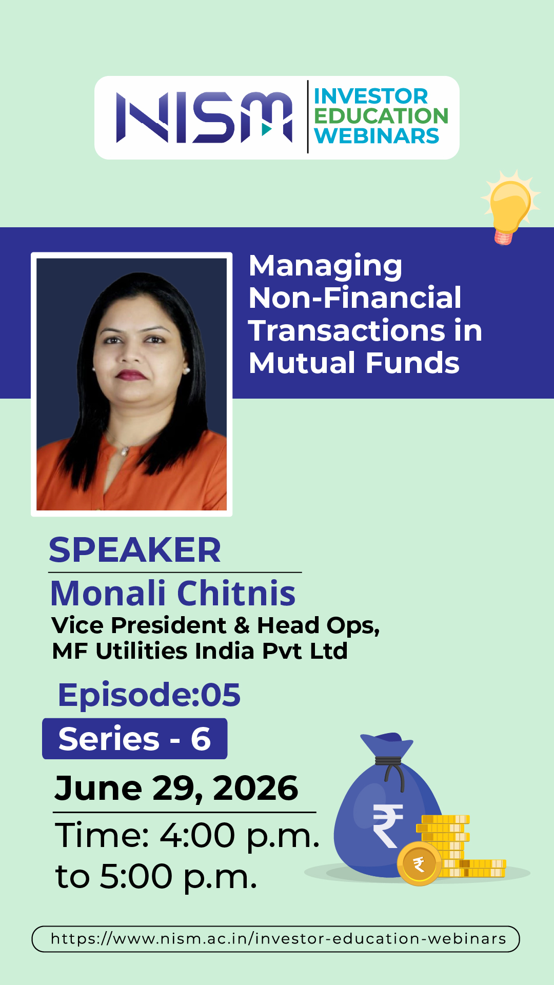 National Institute of Securities Markets Facebook ad