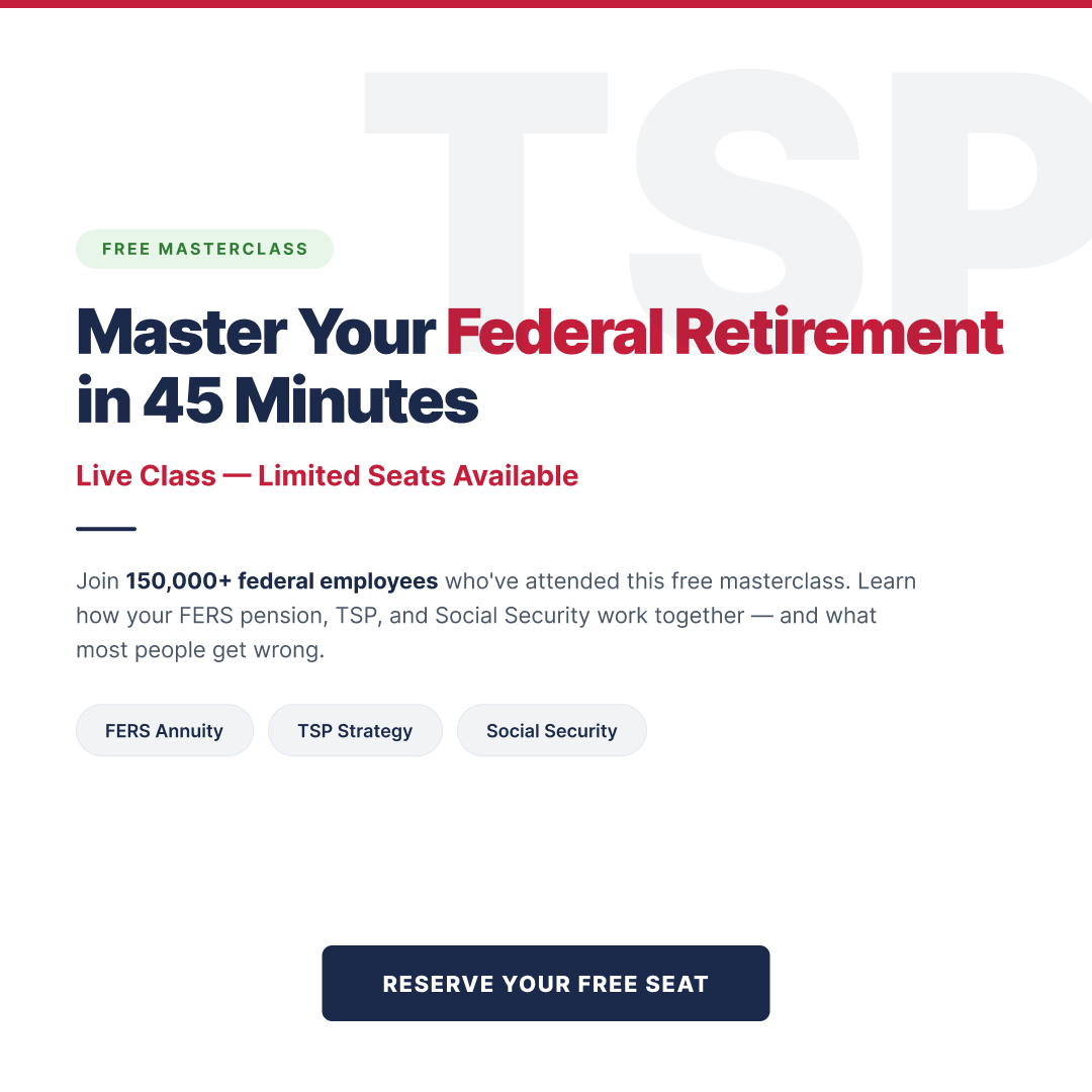 Federal Retirement Consultant Facebook ad from May 1, 2026