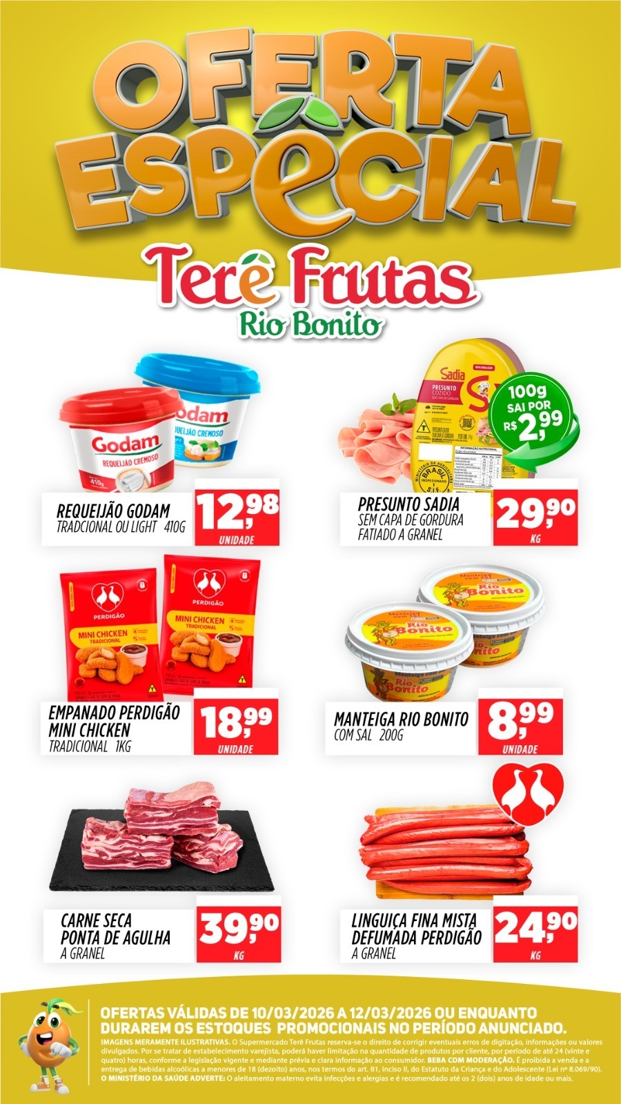 Terê Frutas Rio Bonito Facebook ad from Mar 10, 2026
