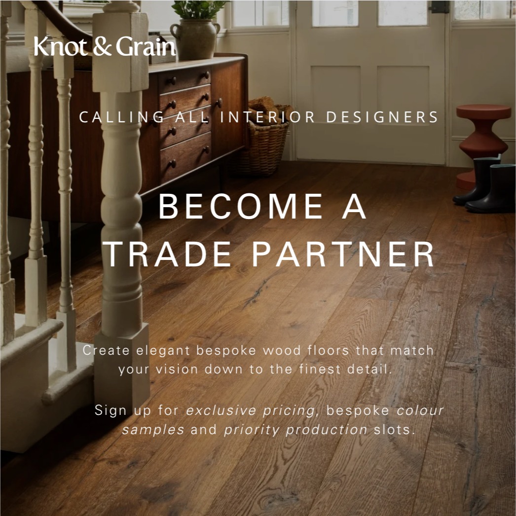 Knot & Grain Flooring Facebook ad: Trade Accounts