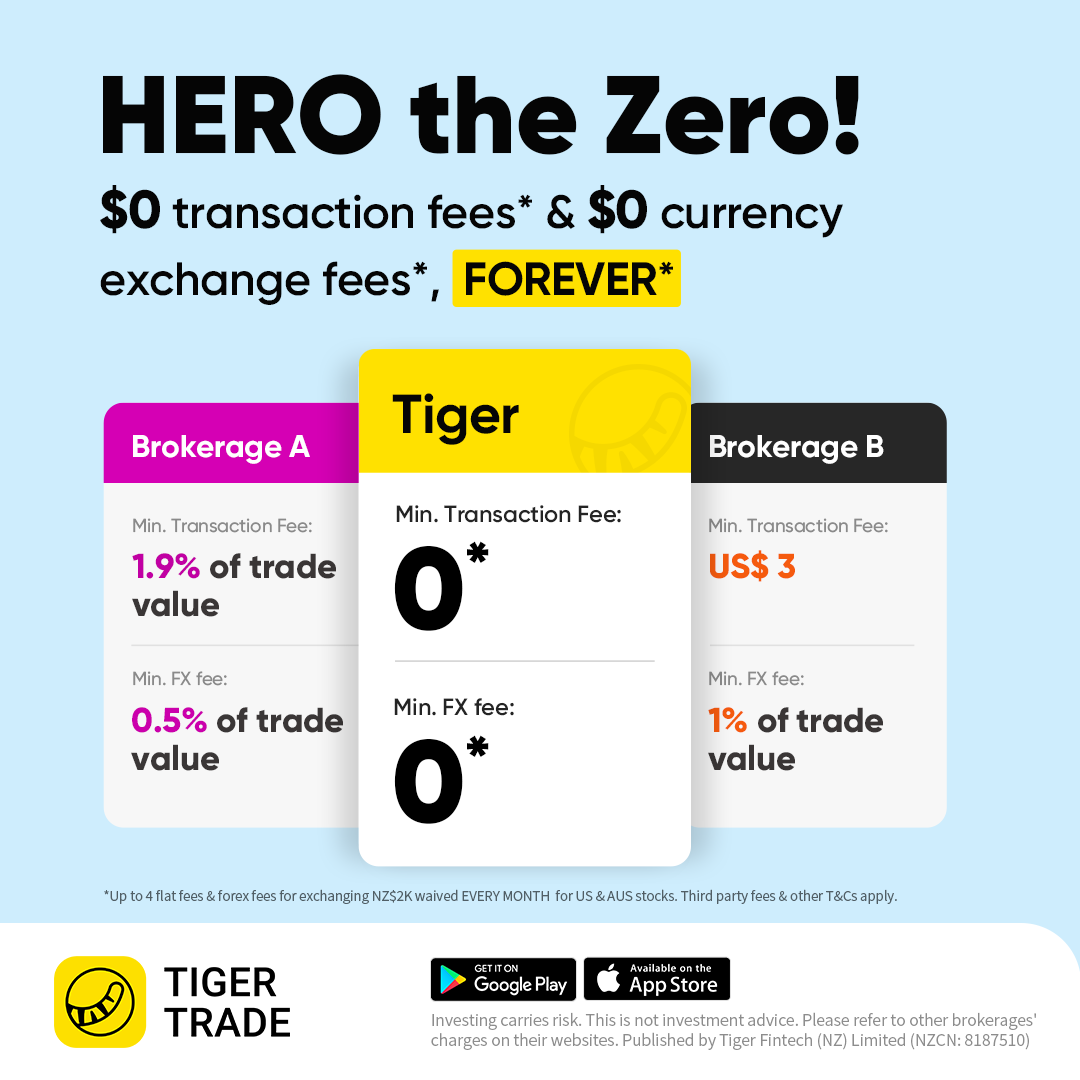 Tiger Brokers New Zealand Facebook ad