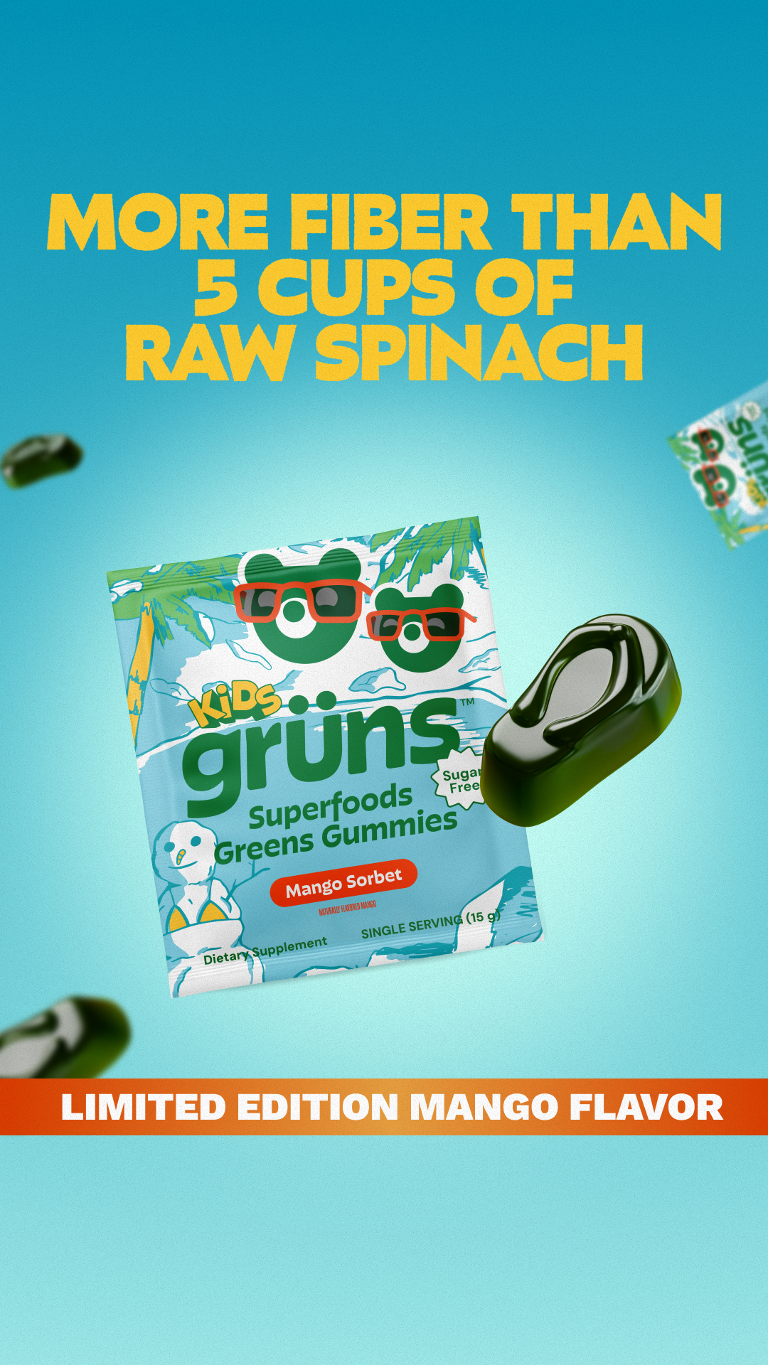 Grüns Kids Facebook ad