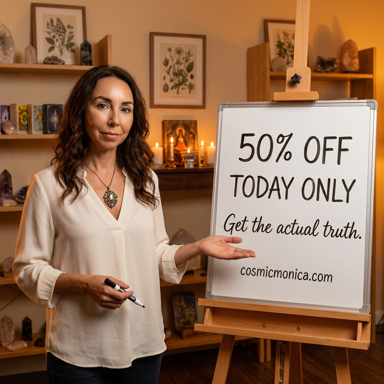 CosmicMonica Facebook ad