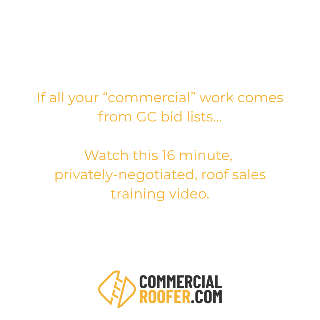 CommercialRoofer.com - Cody Kline Facebook ad: If you’re just another number in a stack…