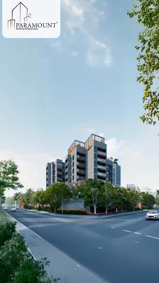 Paramount Constructions Facebook ad: A new landmark rises where space meets exclusivity.