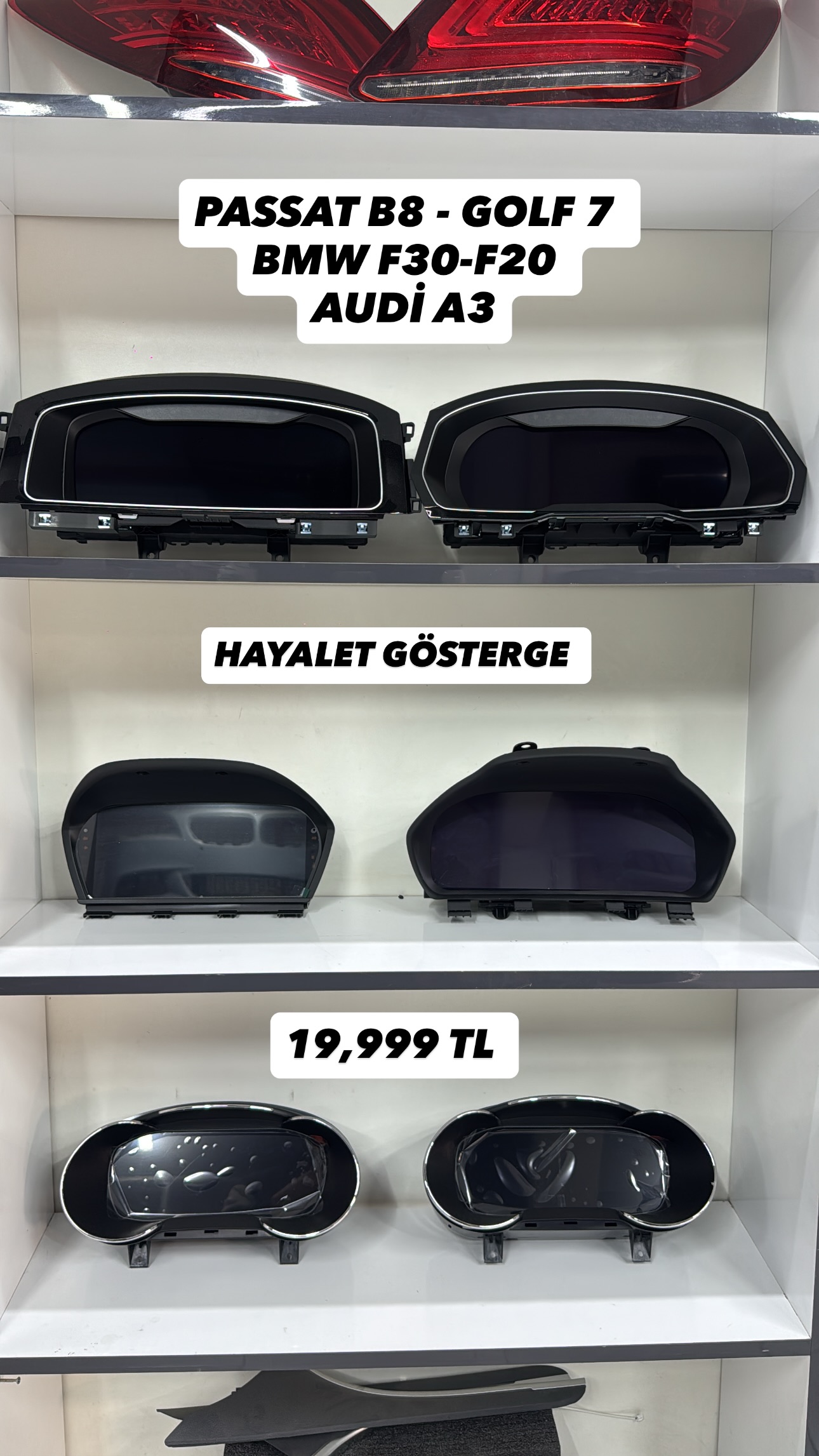 ALFA tuning Facebook ad: HAYALET GÖSTERGE 19,999 TL PASSAT B8 - GOLF…