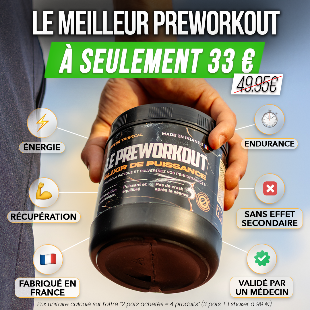 LE Preworkout : Elixir de Puissance Facebook ad