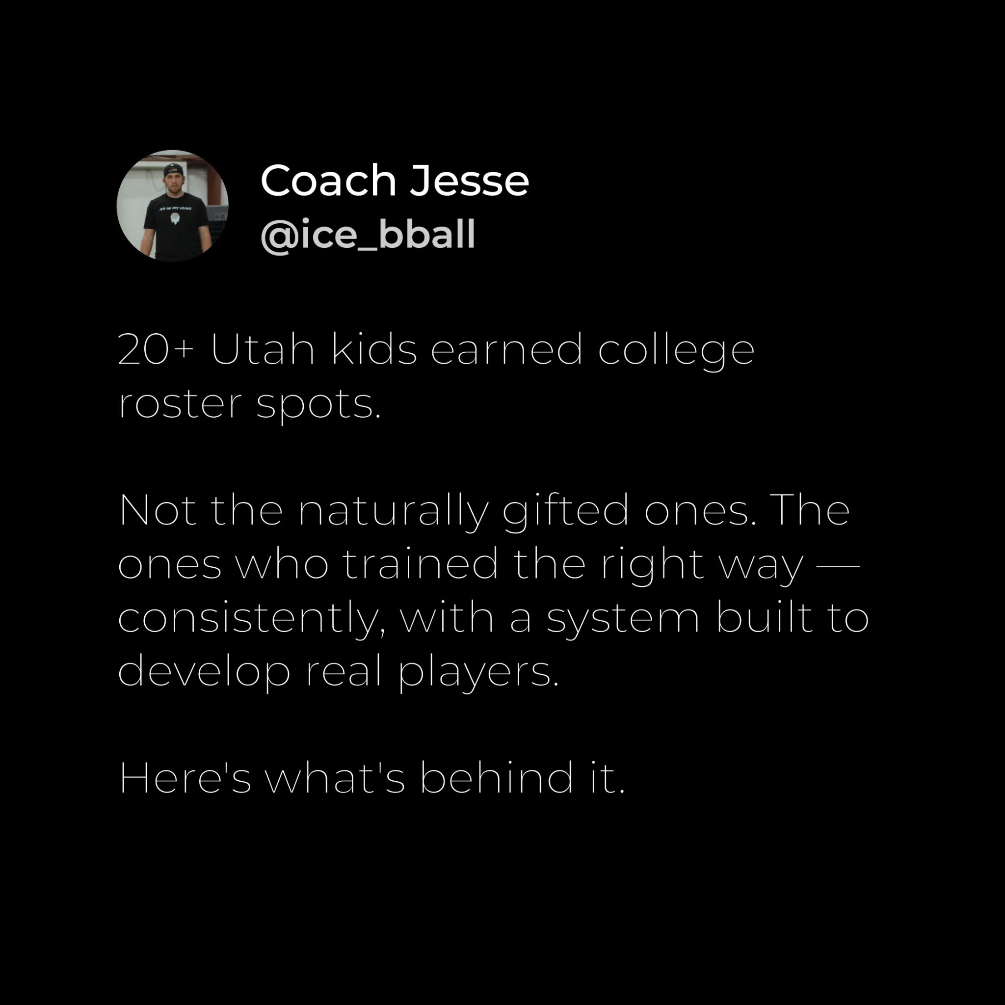 ICE Basketball Training Facebook ad: If you've tried 1-on-1, camps, and cone drills…