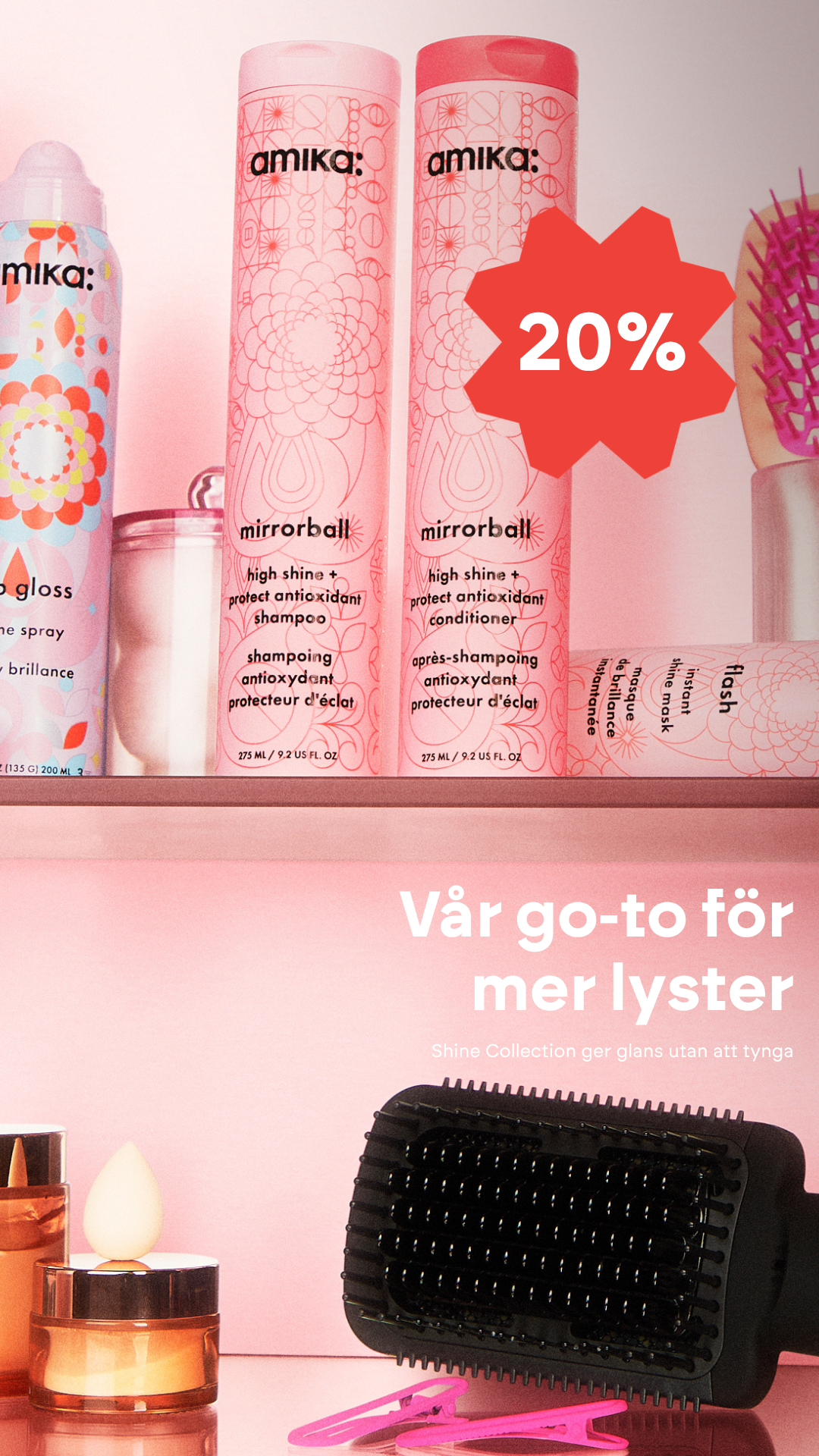 HeadBrands Facebook ad: Sommarfavoriter med 20% rabatt