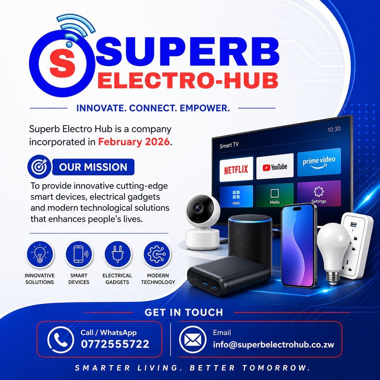 Superb Electro Hub Facebook ad: Superb Electro-Hub is your premier source for innovative…