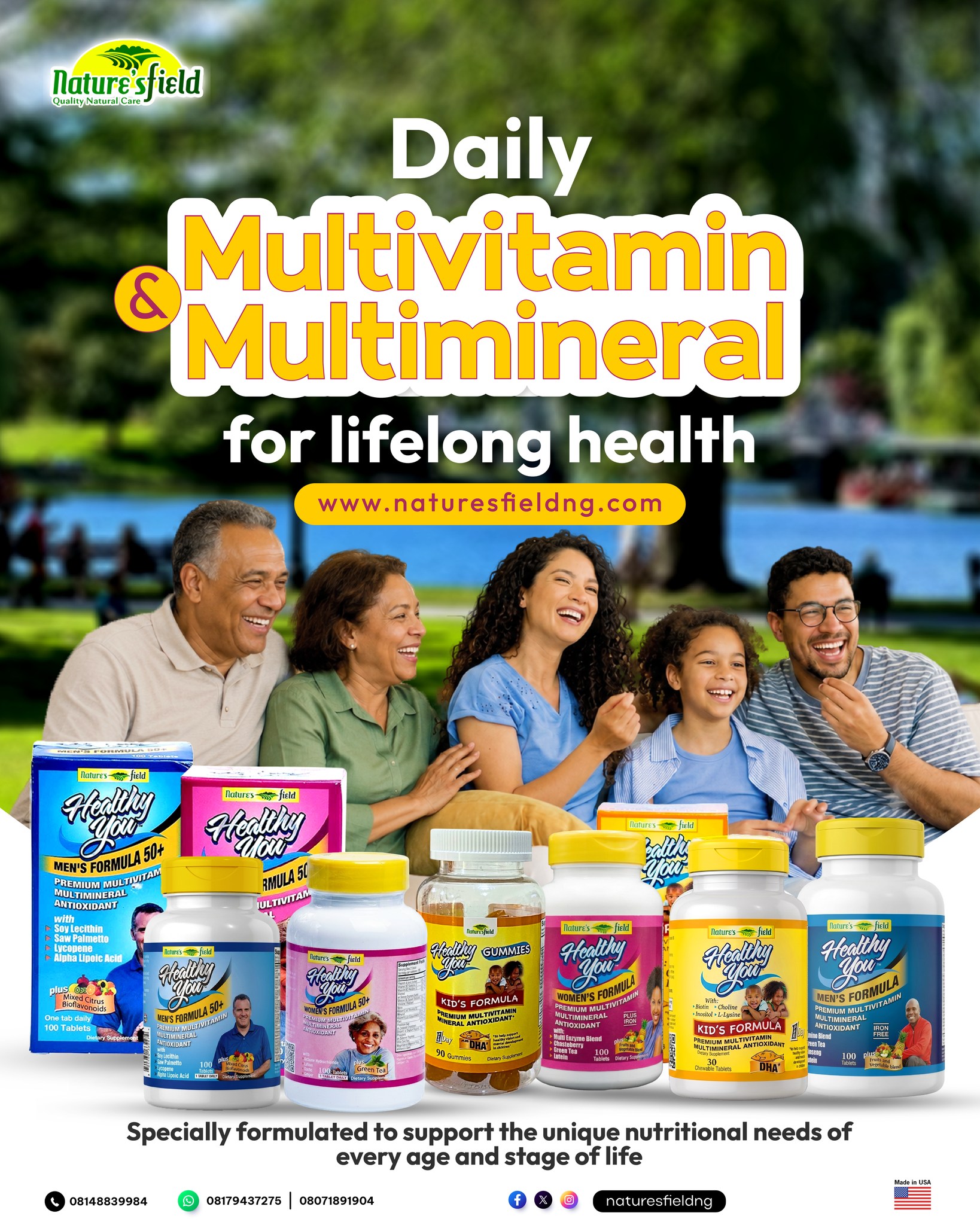Nature's field Nigeria Facebook ad