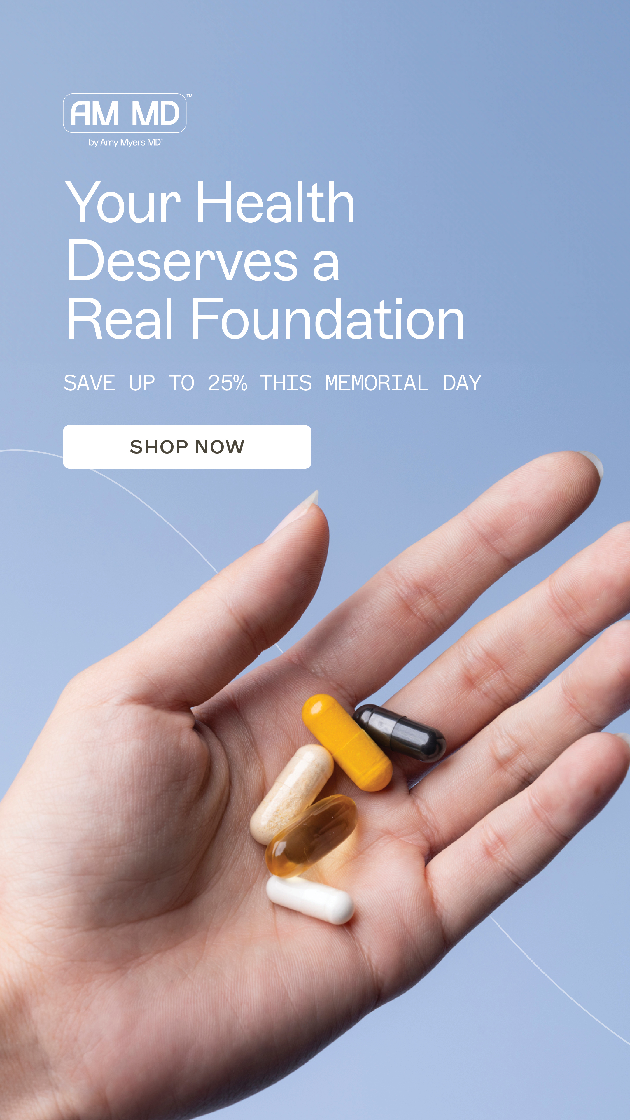 Amy Myers MD Facebook ad from May 22, 2026