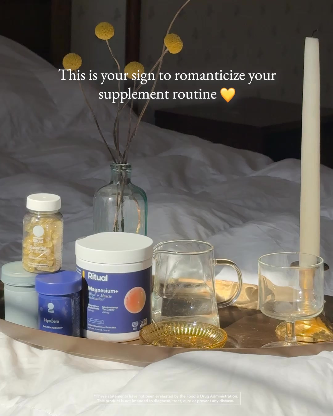 Ritual Facebook ad: 30 day, money-back guarantee