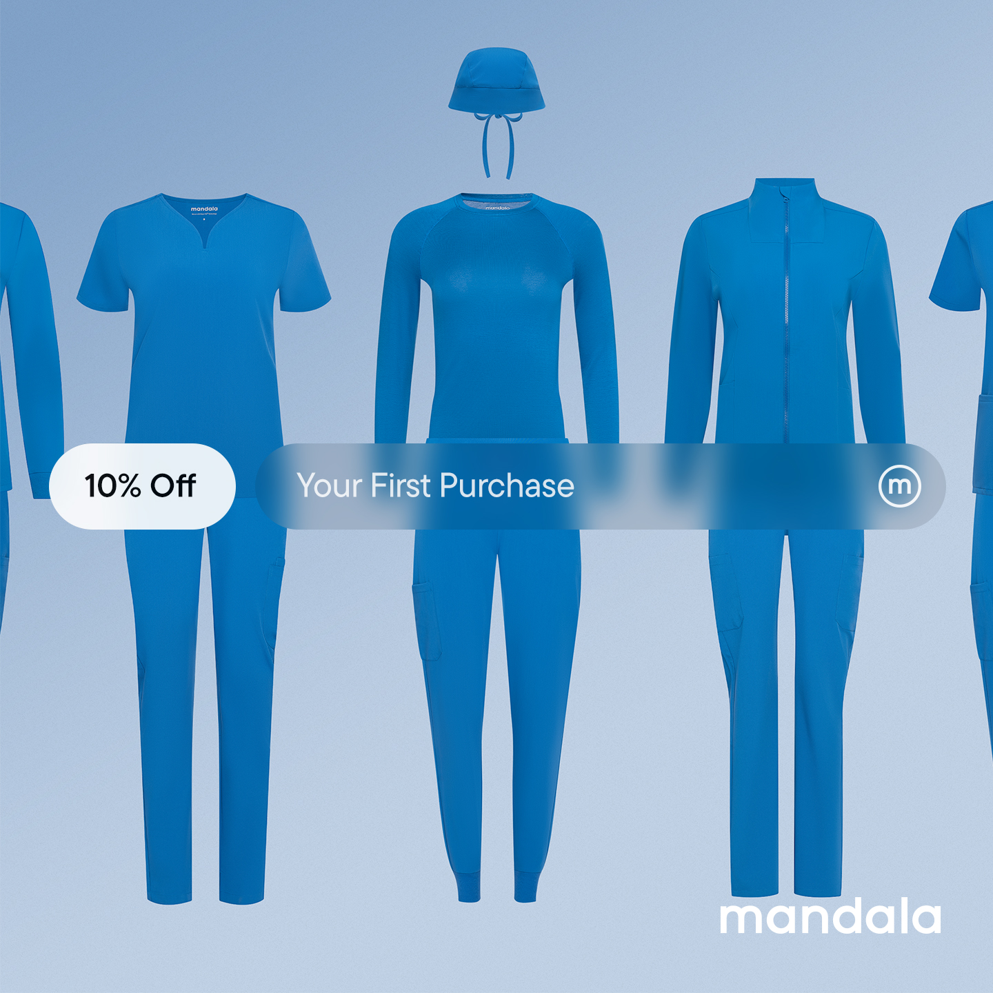 Mandala Scrubs Facebook ad