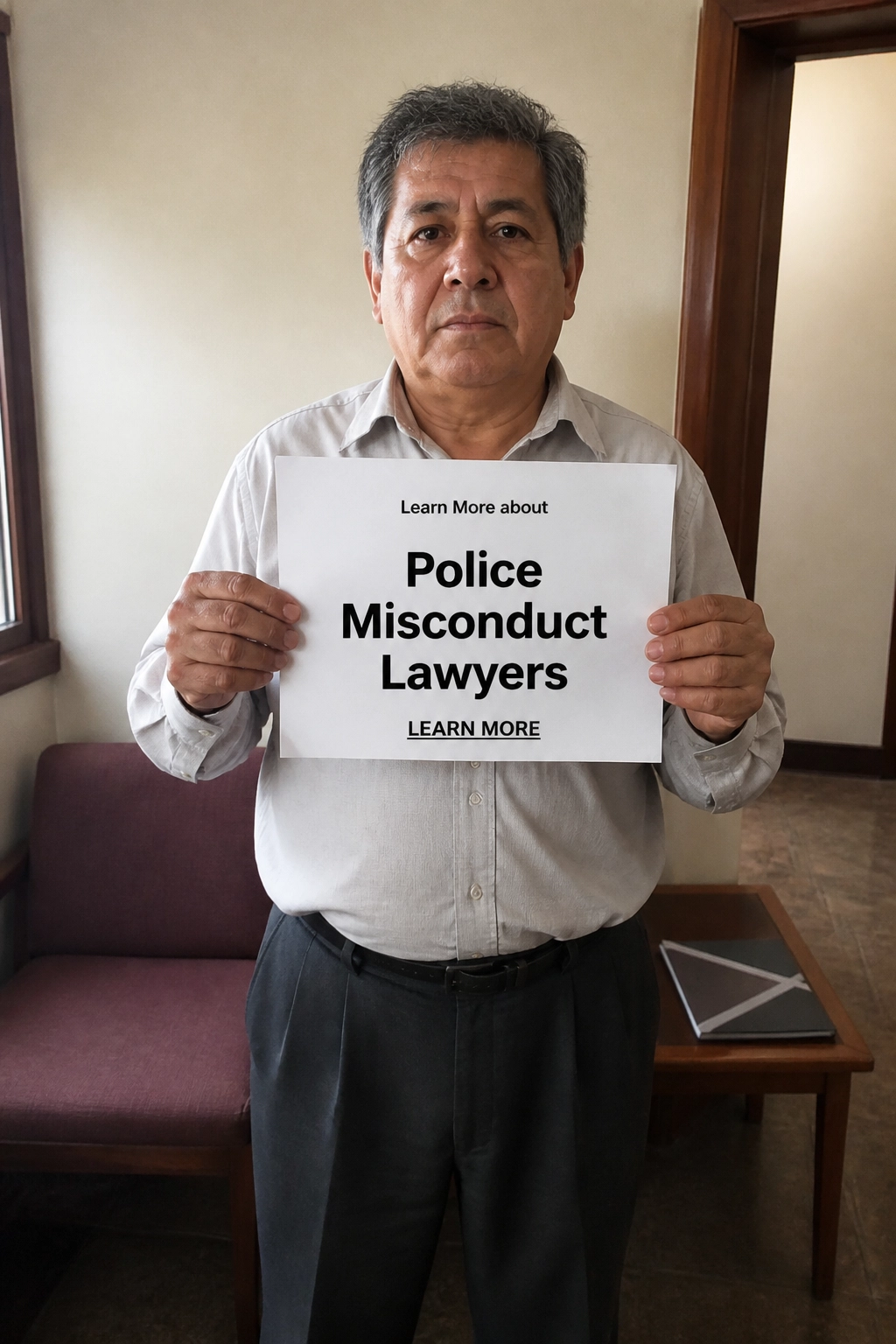 The Daily Advisor Facebook ad: Find details about Police Misconduct Lawyers