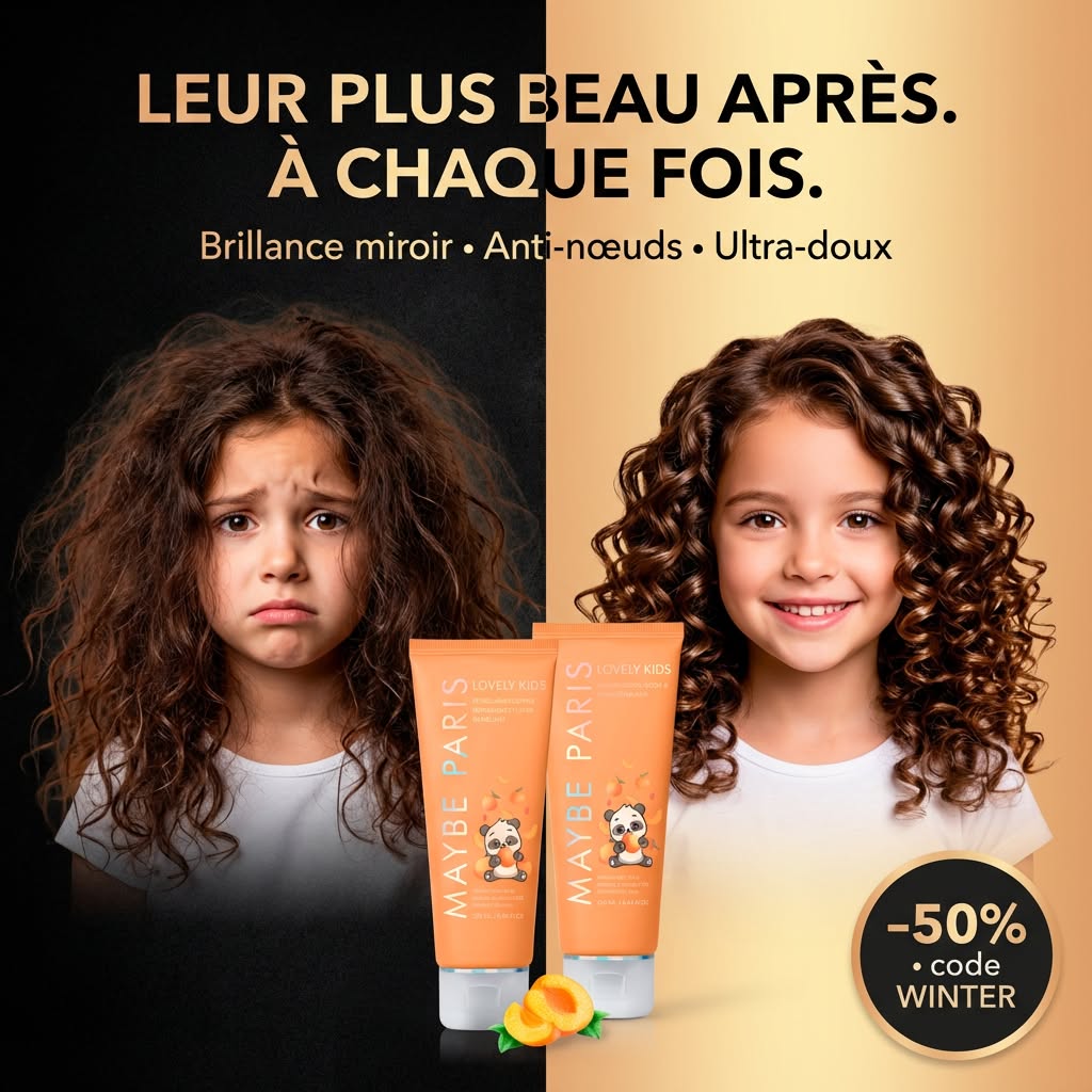 MAYBE PARIS - Soins Capillaires Naturels Facebook ad