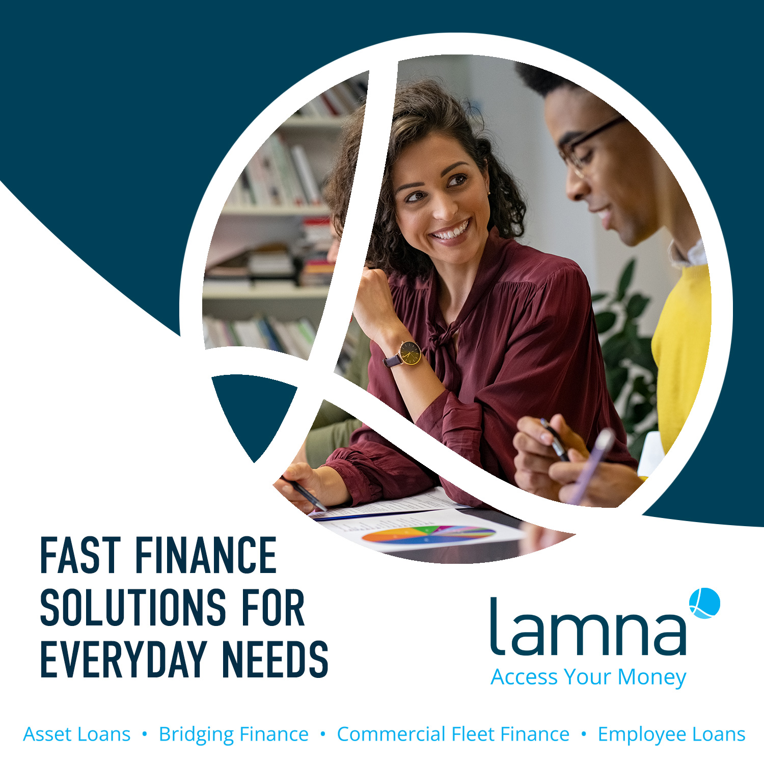 LAMNA Facebook ad: Lamna specialises in alternative financing solutions for…