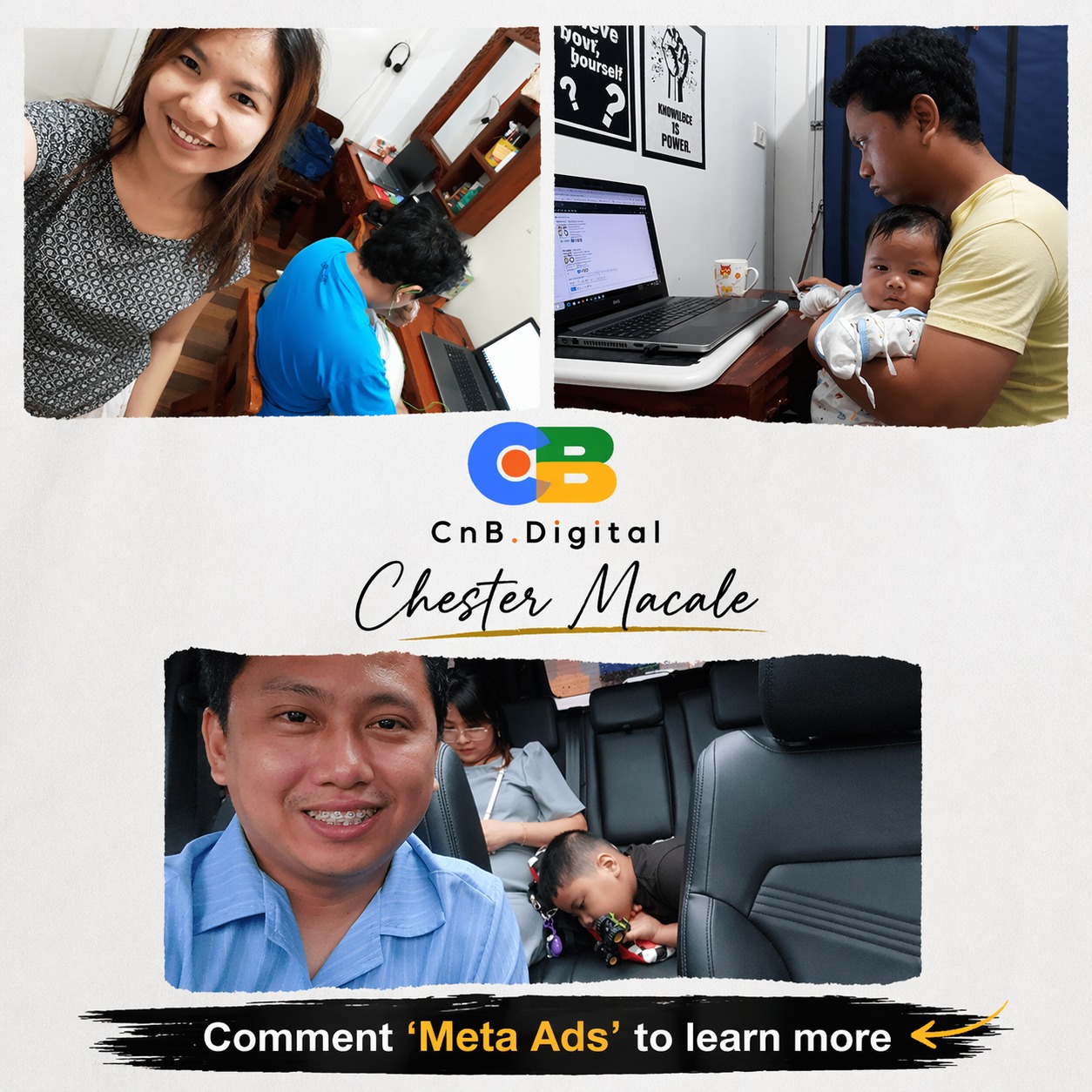 Chester Macale Facebook ad: Engineer ako. Pati wife ko.