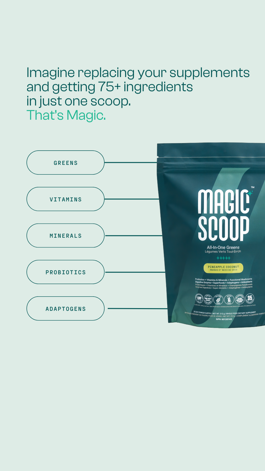 Magic Scoop Facebook ad