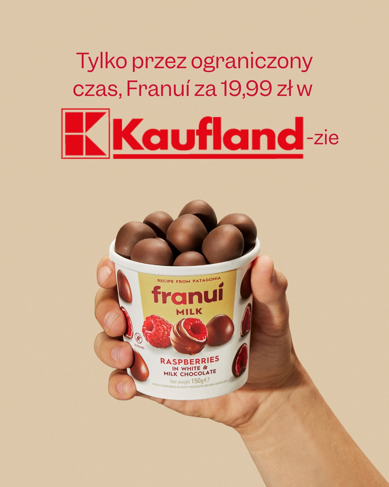 Franuí Polonia Facebook ad: Słodka wiadomość! Franuí jest teraz dostępne za 19,99…