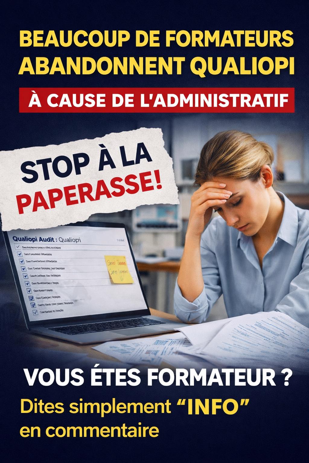 Cherif Louahdi Consultant Qualiopi Facebook ad: Qualiopi n’est pas compliqué…