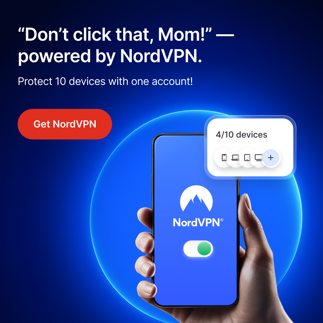 NordVPN Facebook ad
