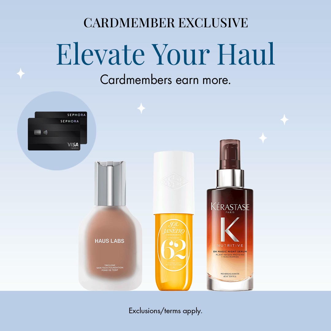 Sephora Facebook ad: Earn 8% Back