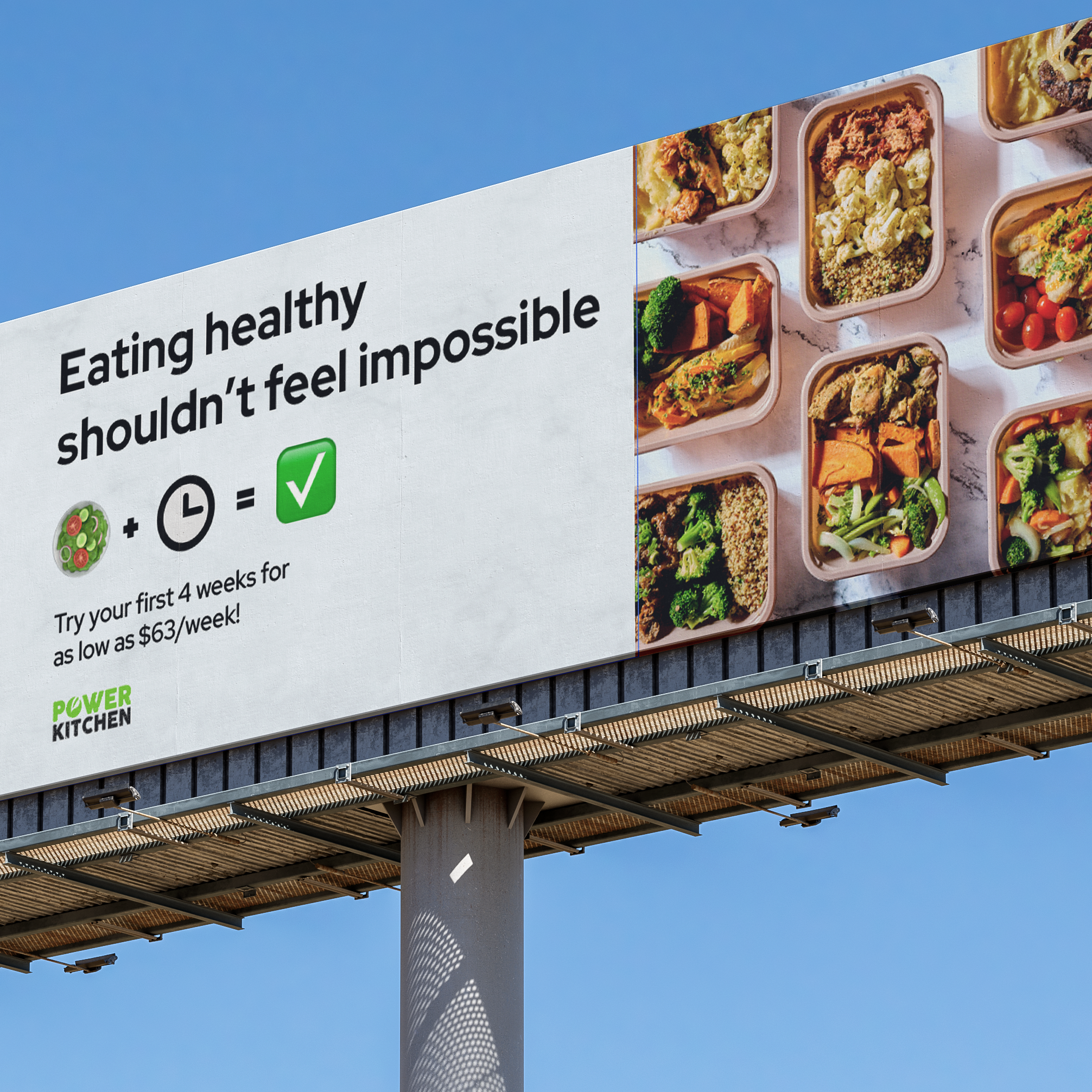 Power Kitchen Facebook ad: Fuel Your Week with High-Protein Meals for Just $83!