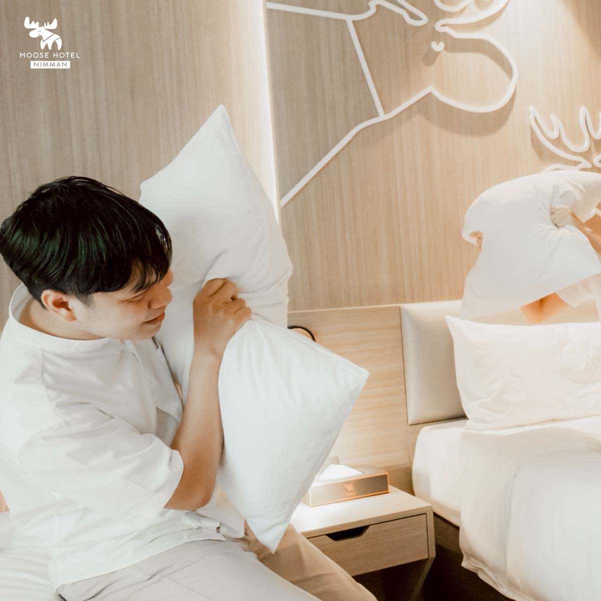 Moose Hotel Nimman Facebook ad: More Friends, More Fun