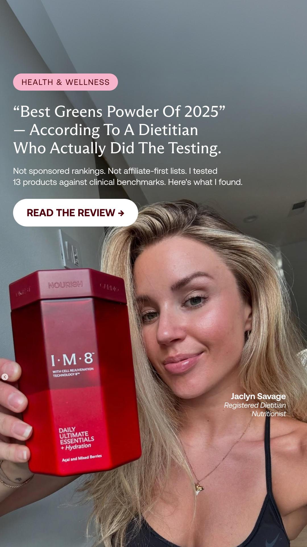 JMK Nutrition Facebook ad