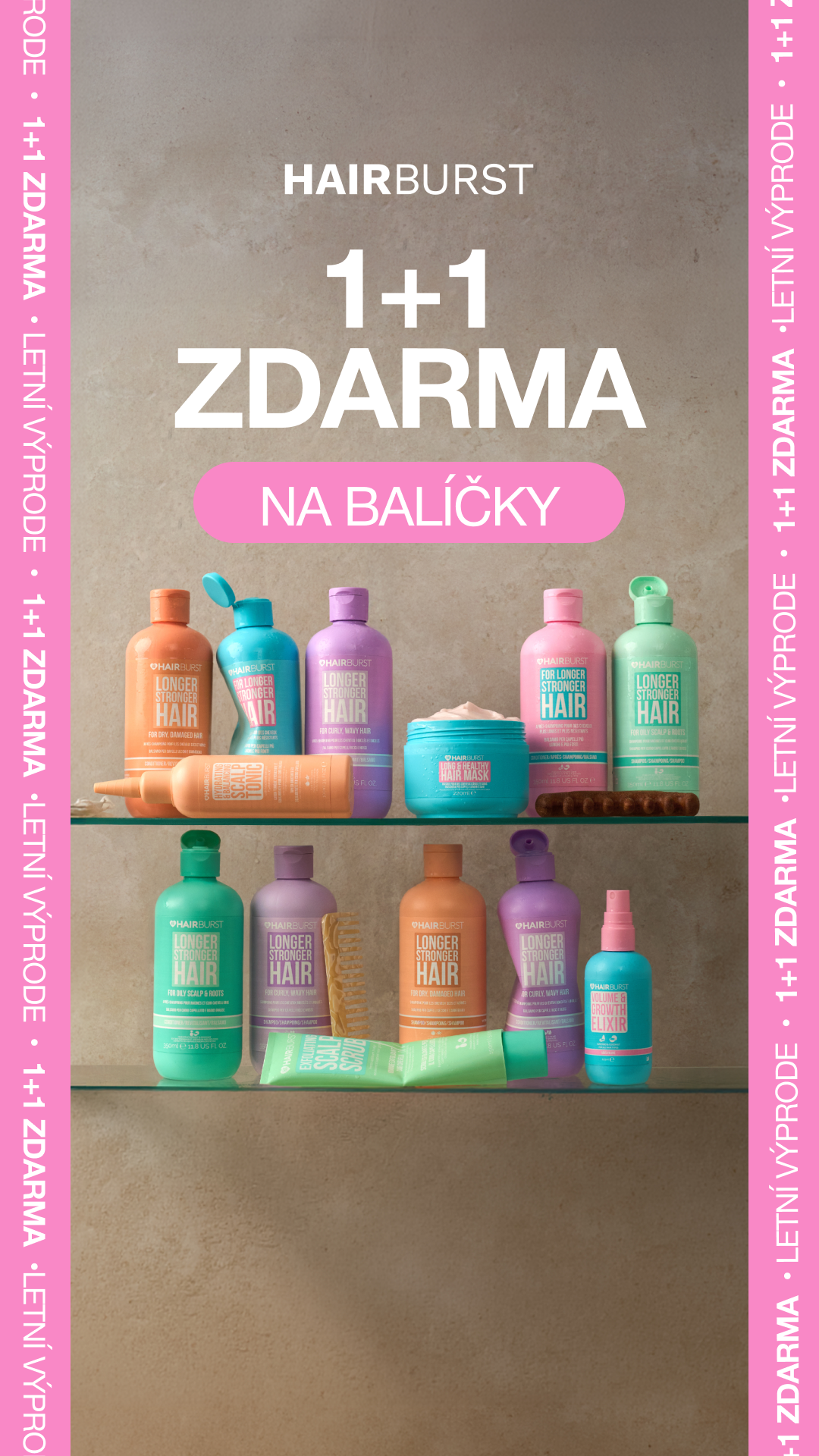 Hairburst Czech Republic Facebook ad