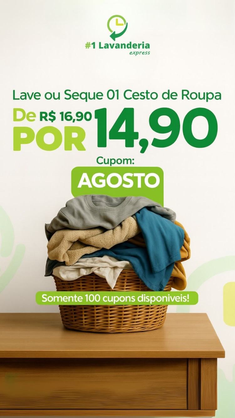 1Lavanderia.alagoinhas Facebook ad from Aug 4, 2025