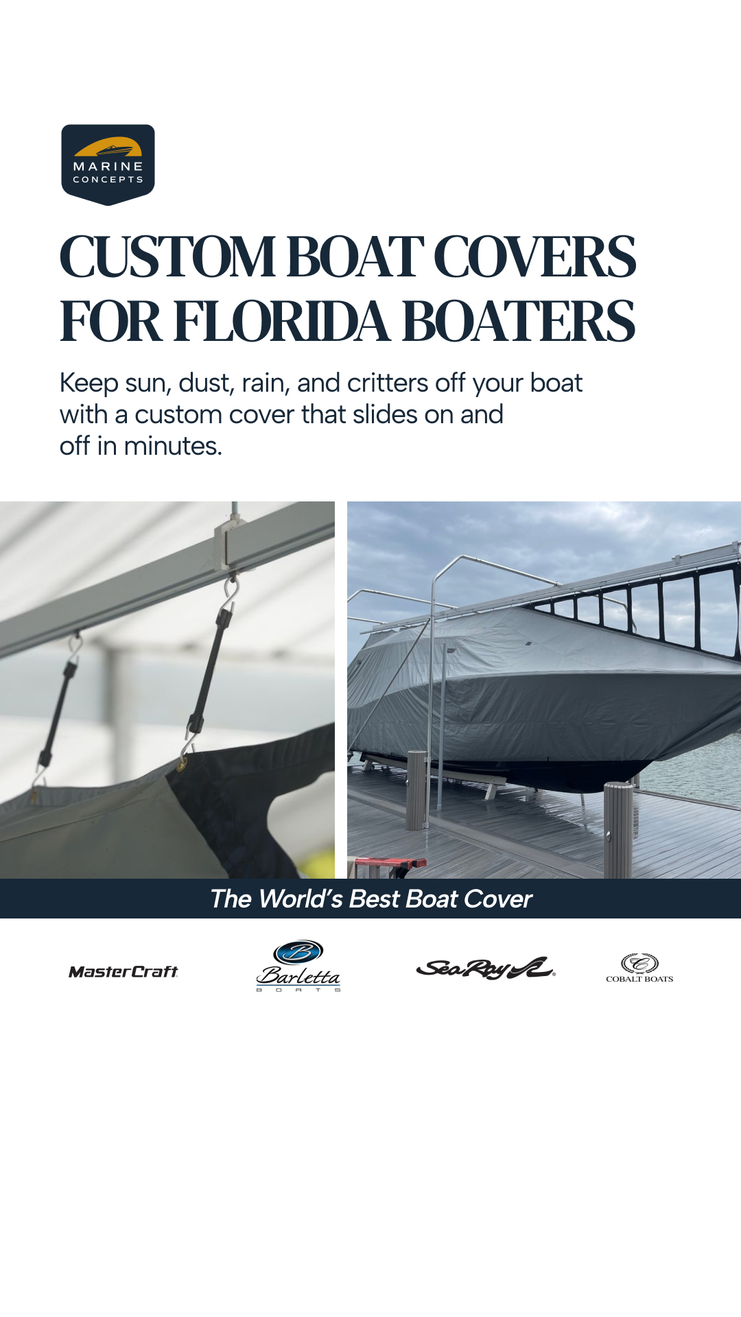 Marine Concepts Boat Covers Facebook ad