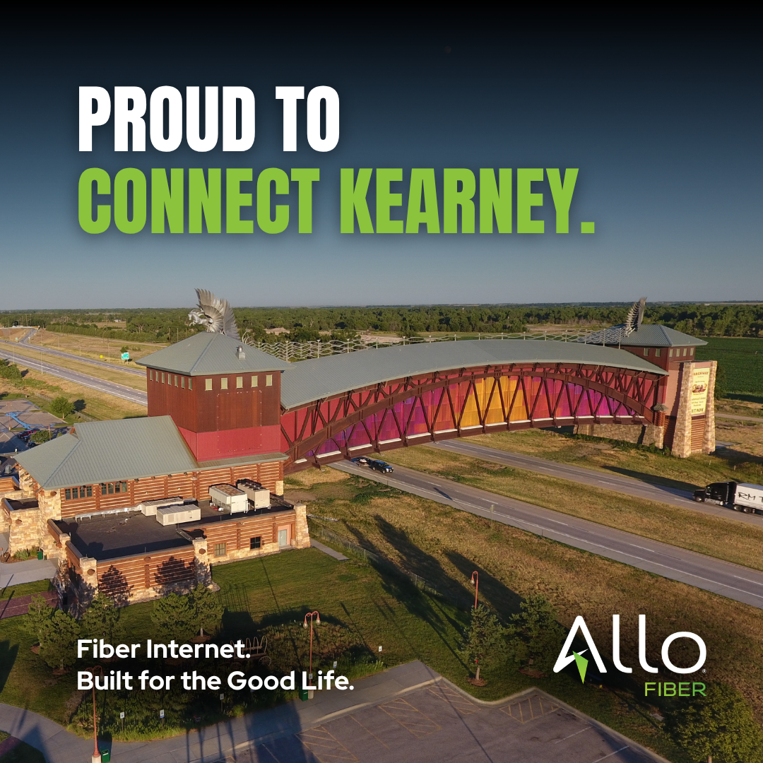 ALLO Fiber Nebraska Facebook ad: Nebraska-Born Fiber