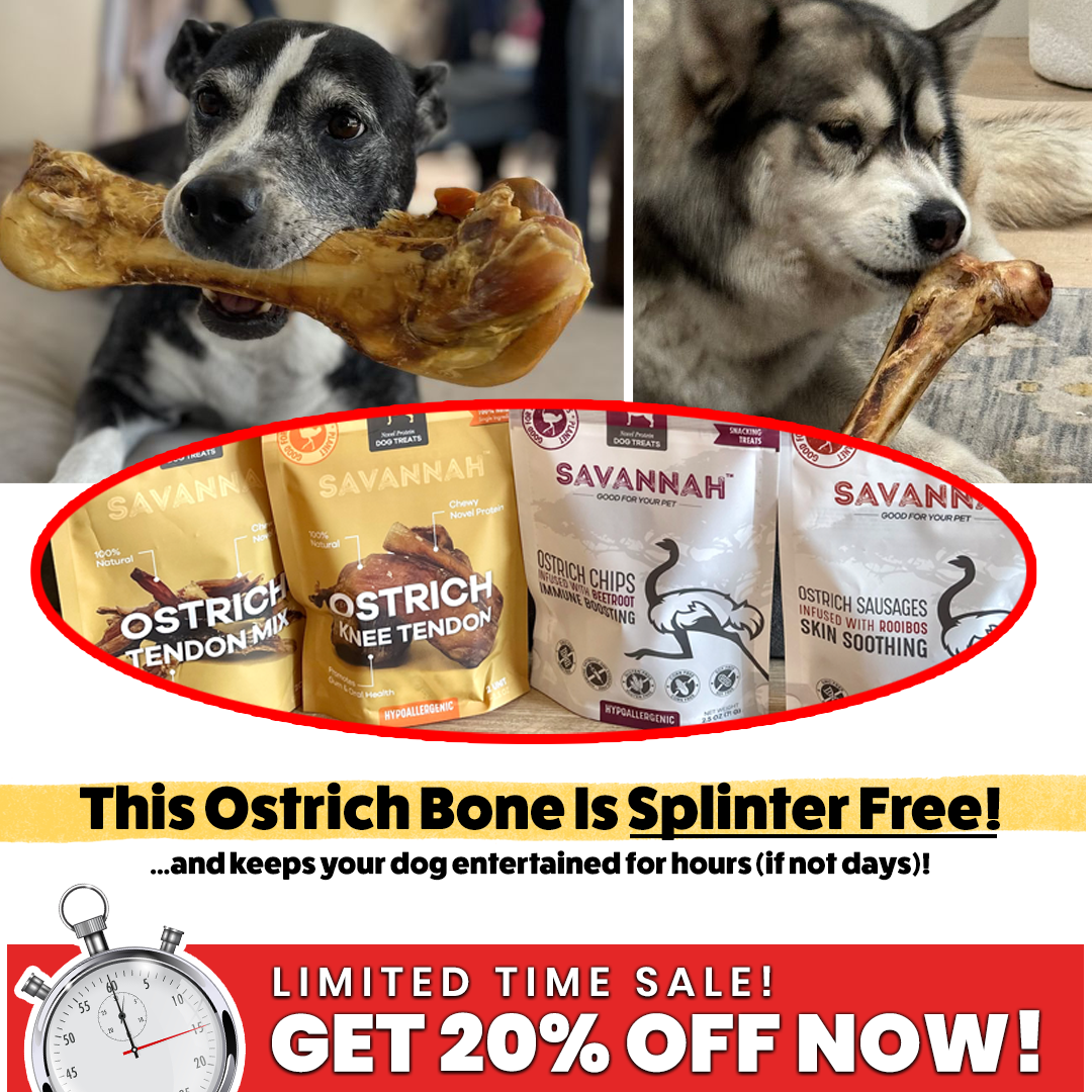 Savannah Pet Food Facebook ad: Allergen-Free & 72% Less Fat Than Beef