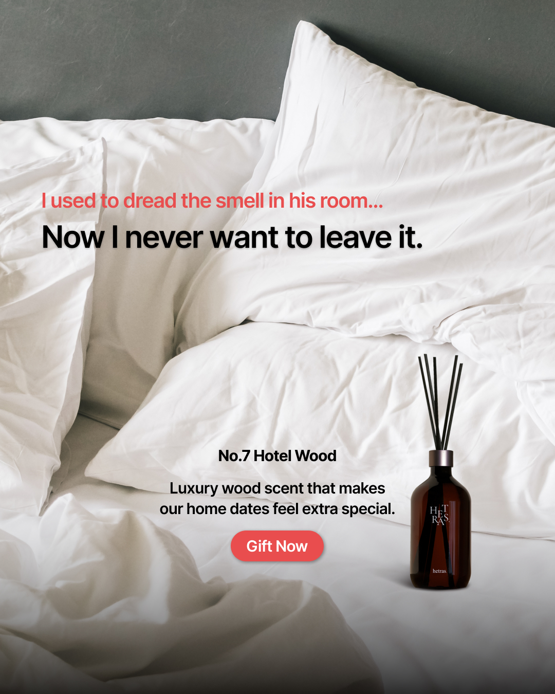 Hetras.official.US Facebook ad: Korean Hotel Scent Now on Amazon
